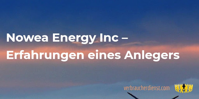 Titel: Nowea Energy Inc – Erfahrungen eines Anlegers