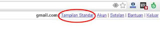email tampilan standar