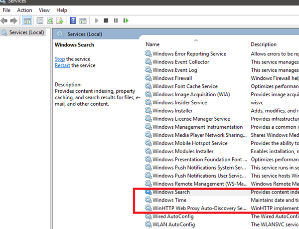 Windows 10 中的 Services.msc 中缺少 Windows 更新服务