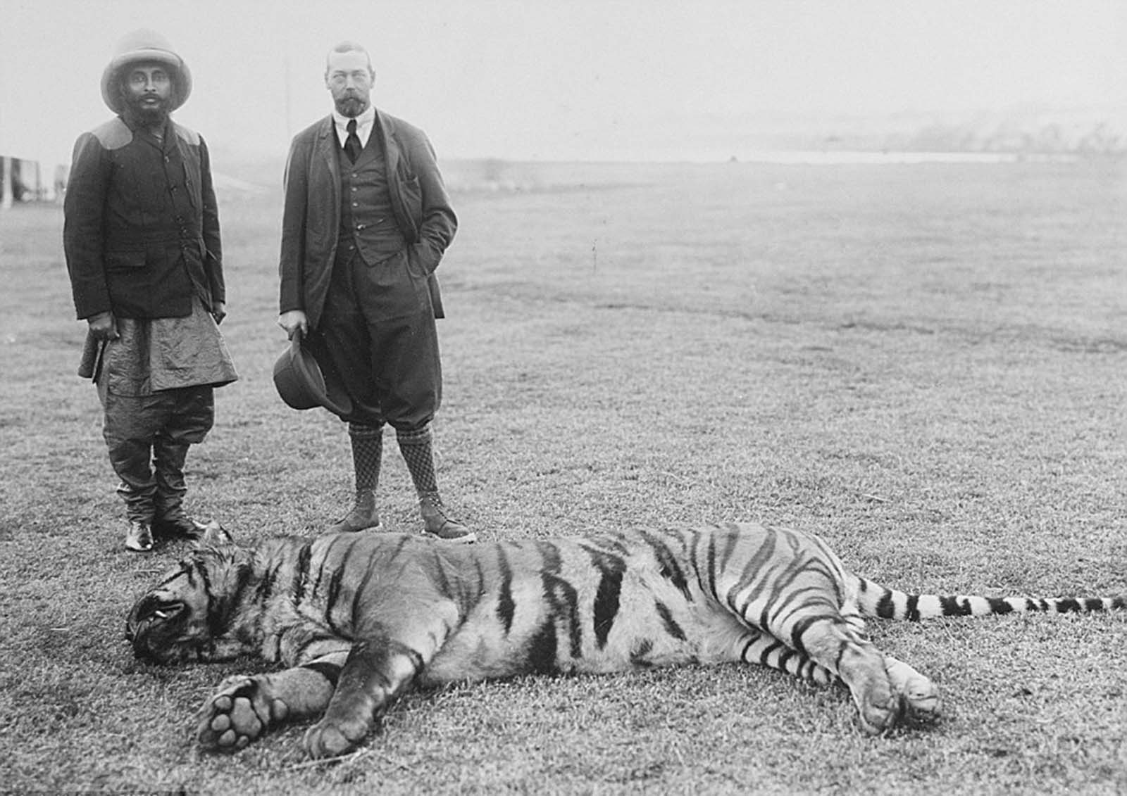 british royals india hunting trip 1911