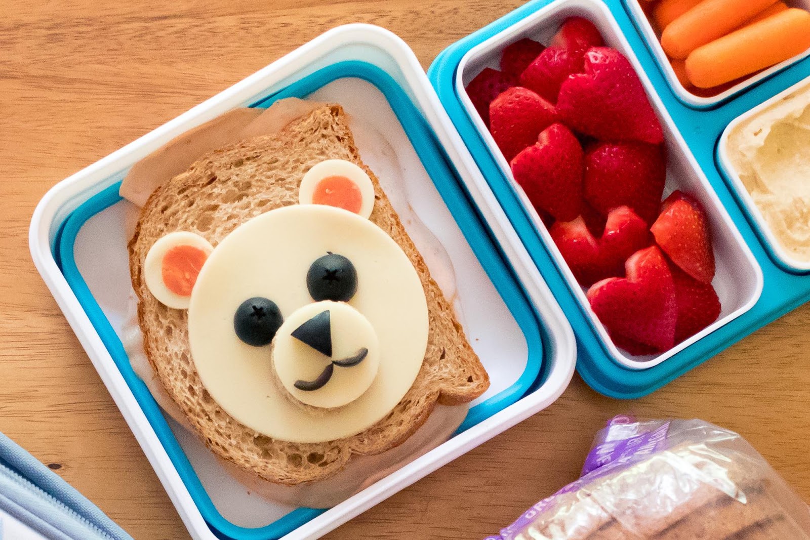 Lunchbox Dad How to Make a Teddy Bear BacktoSchool Lunch!