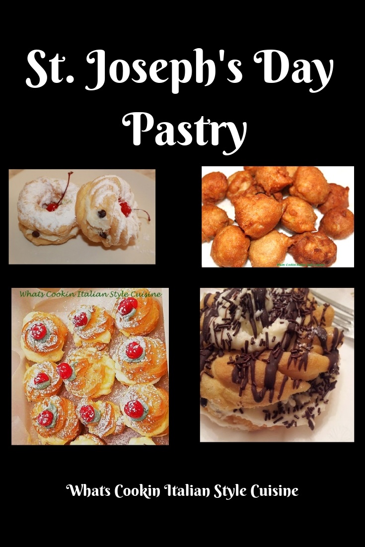 St. Joseph's Day Pastry What's Cookin' Italian Style Cuisine