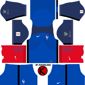 France Nike Kits 2017 - Dream League Soccer