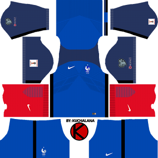 France Nike Kits 2017 - Dream League Soccer