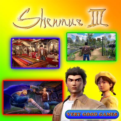 Gaming news on the blog Very Good Games - release of the game Shenmue III