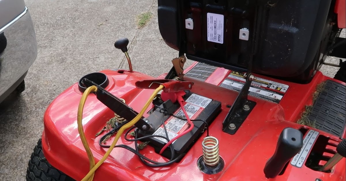 How To Charge a Riding Lawn Mower Battery With a Car Best Manual Lawn Aerator