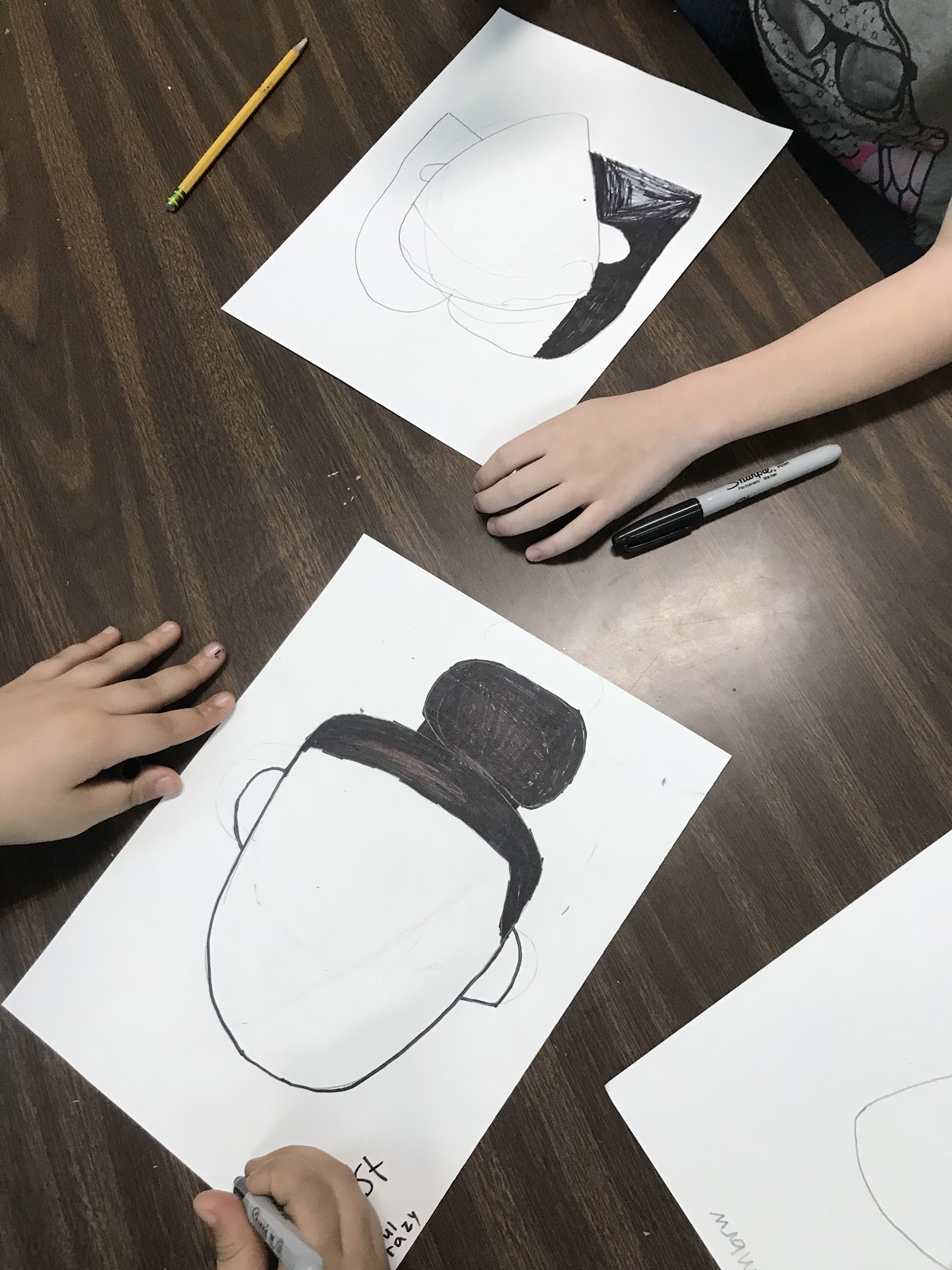 Elements of the Art Room: Wonder Inspired 4th grade Self Portraits