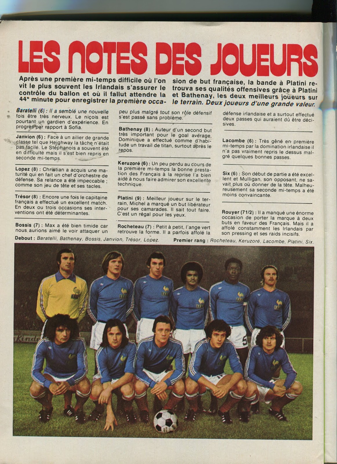 Soccer Nostalgia International Season 1976/ 77, Part 5 (November 1976)