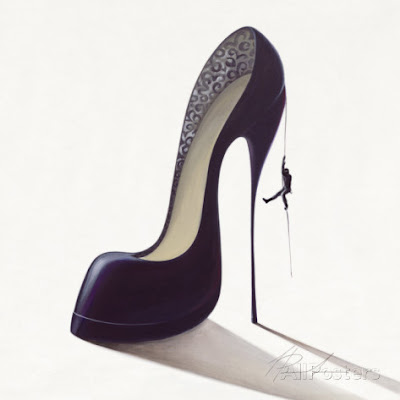 High heels art