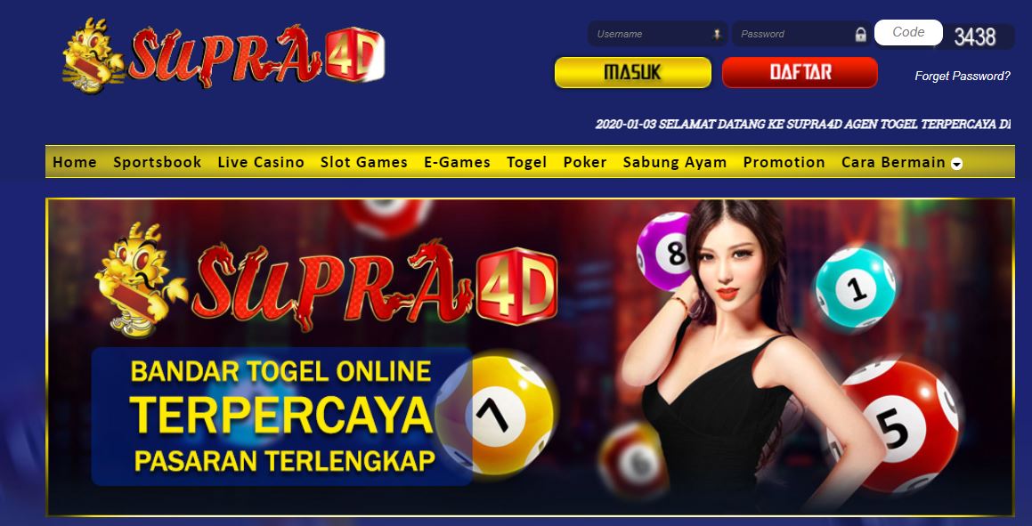 Cara melakukan setor dana di agen togel SUPRA4D Panduan Supra4D