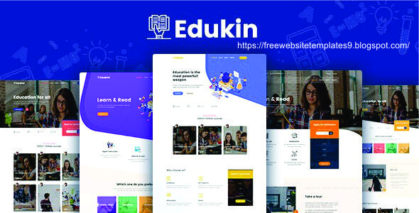 edukin education html template free website templates college html template free download