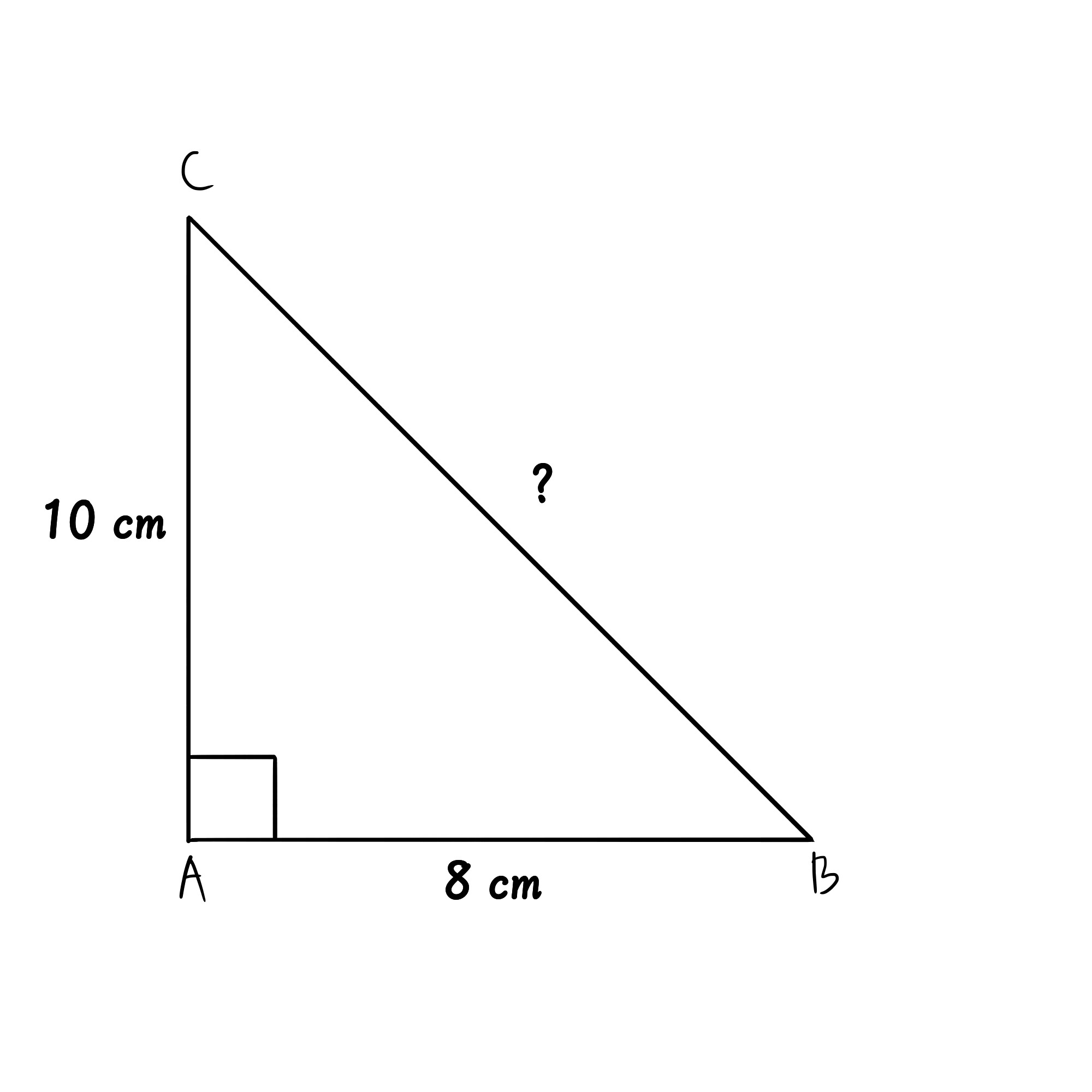 √ Materi Pythagoras, cara mencari panjang sisi pada segi tiga sikusiku