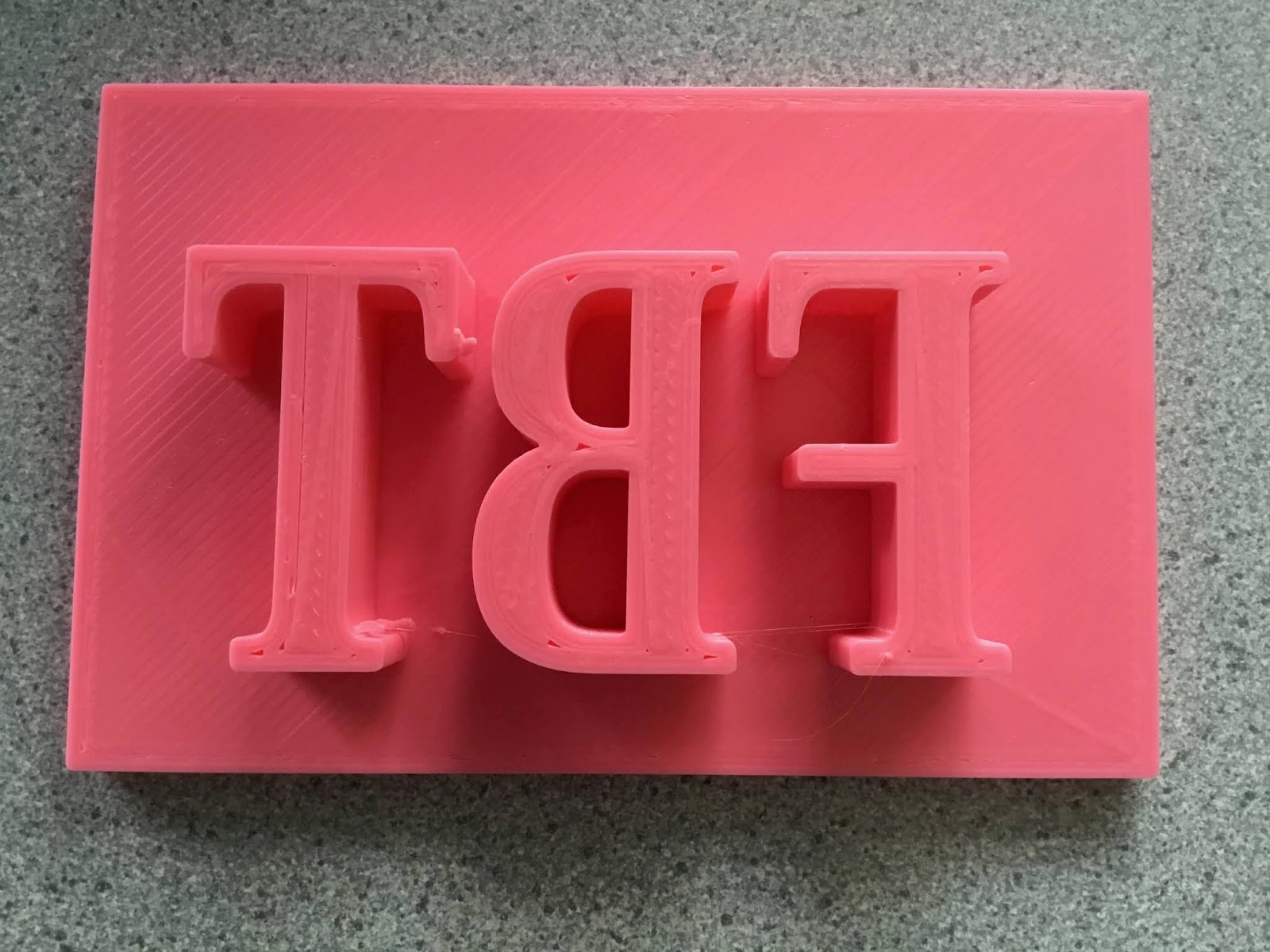 3D Print School 3D Printed Stamp