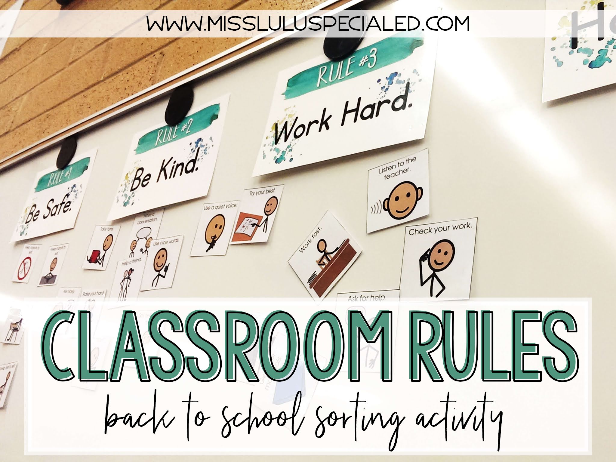 Classroom Rule Sorting Activity Miss Lulu