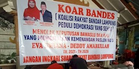 Tolak Diskualifikasi Eva-Deddy, Relawan Koar Bandes Siap Gelar Unjuk Rasa