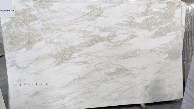 Mystery White 3CM Marble Slabs