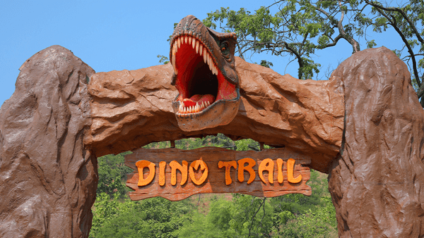 Dino Trail at Statue of Unity