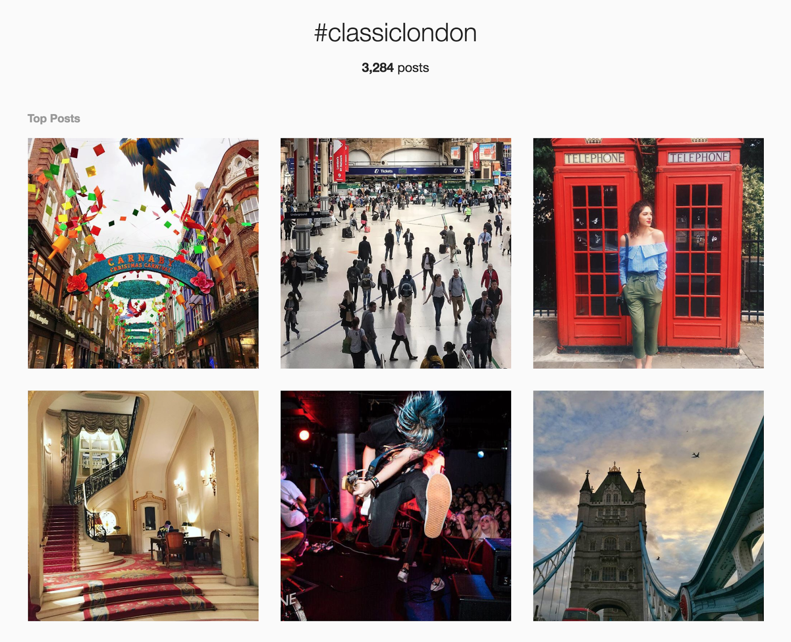 Happening London Top Hashtags to use on Instagram