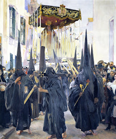 Los nazarenos. Sevilla - 1914 - Joaquin Sorolla y Bastida - Hispanic Society of America