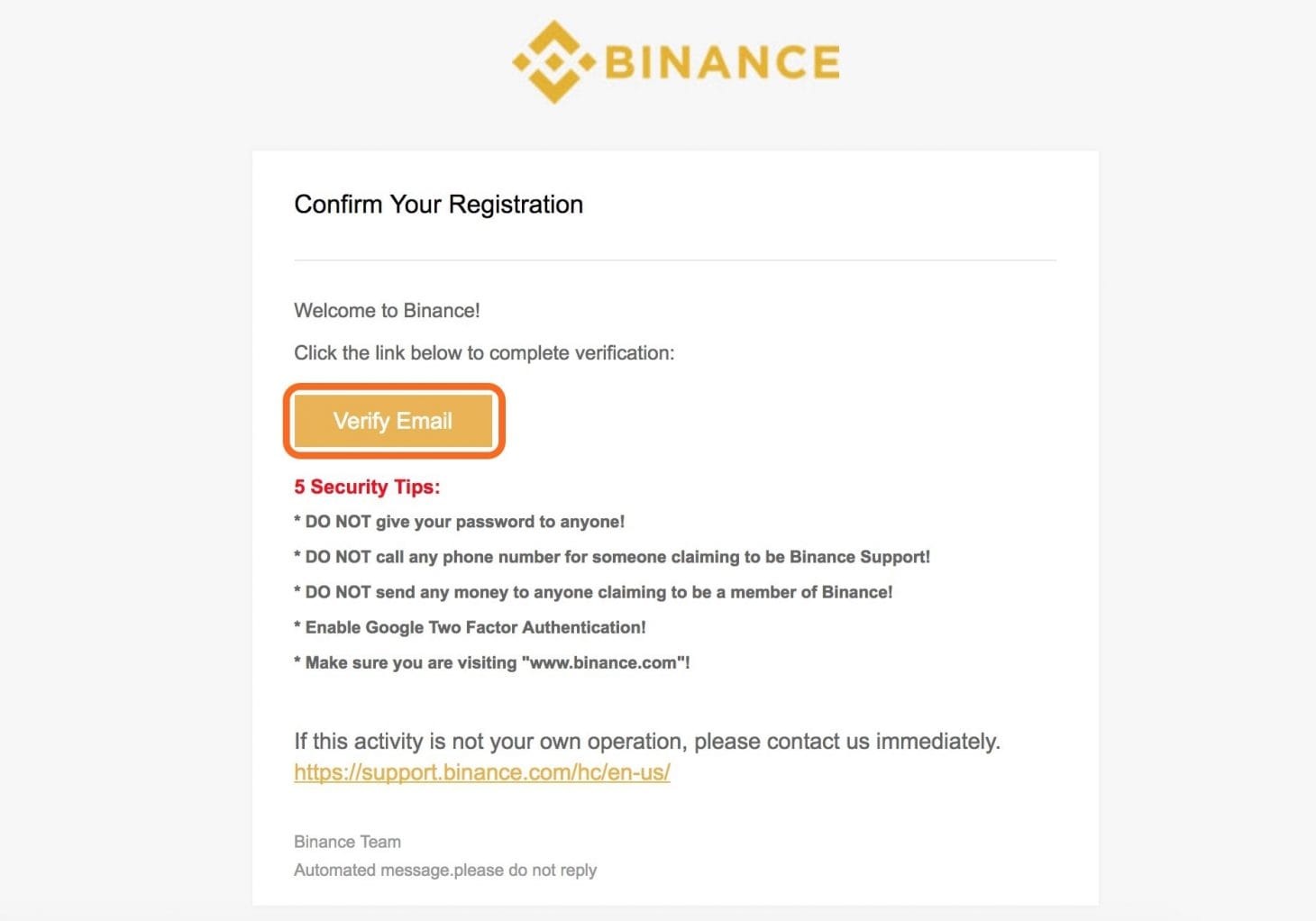 Binance register 2021 - Binance Registration 2021 : step ...