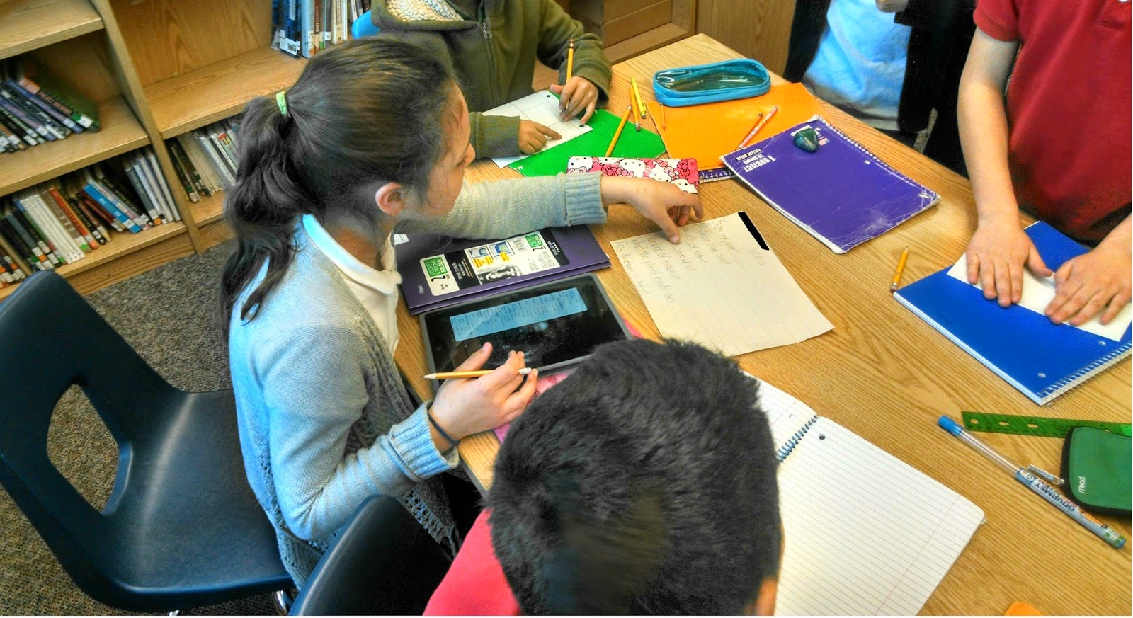 CPS REVITAL Librarians Go Sky Watch & iPads, Eric Currie, Librarian