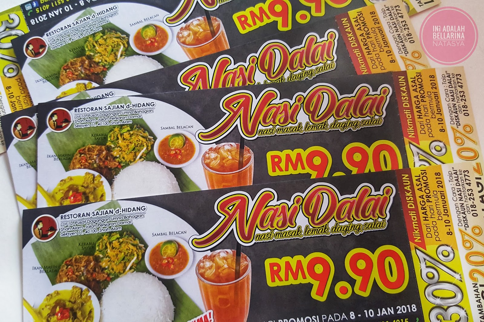 Menu makanan tengahari