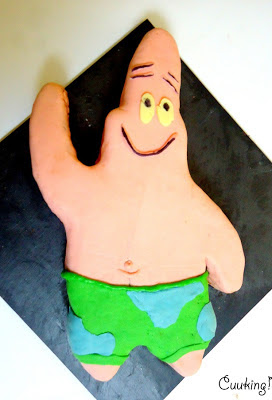  Tarta "Patricio" de Fondant (Con plantilla) 