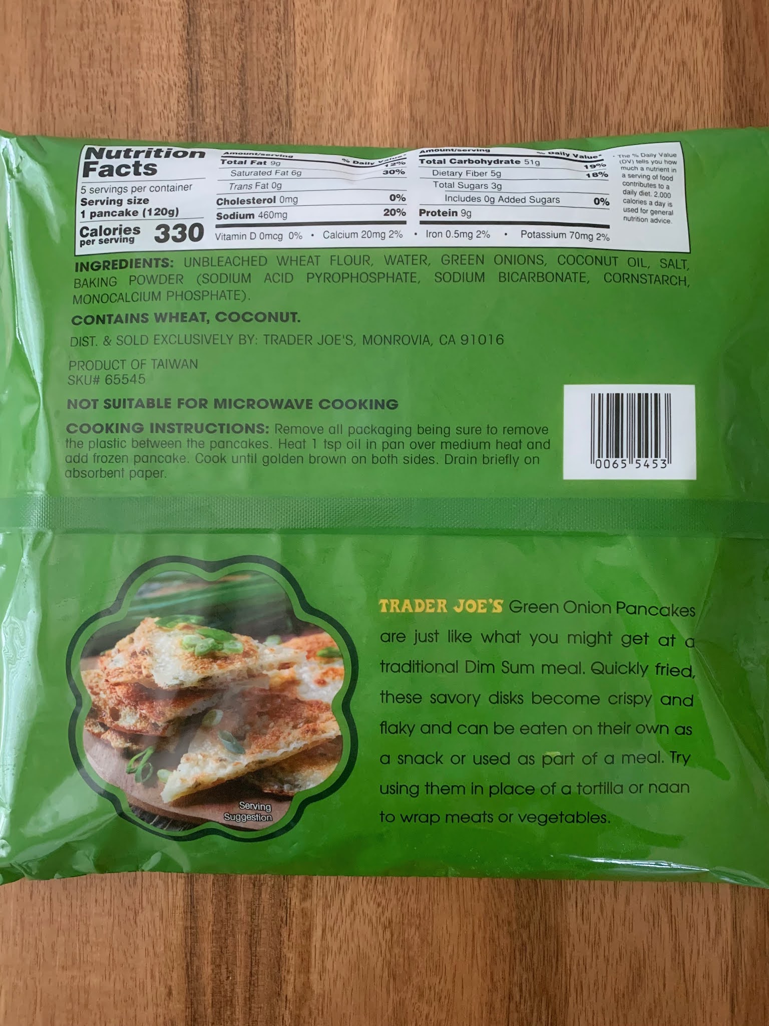 Trader Joe's Taiwanese Green Onion Pancakes