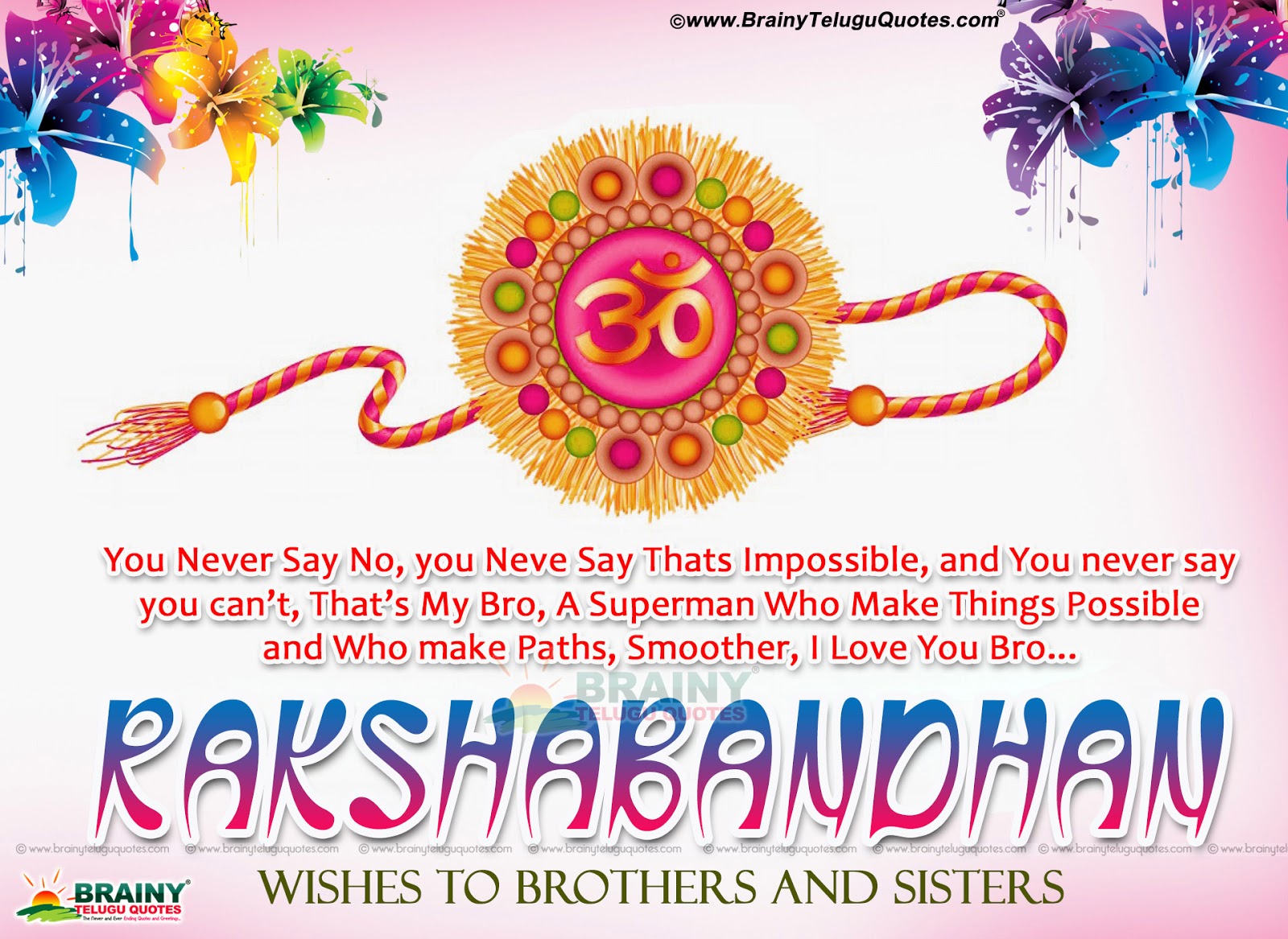 Happy Raksha Bandhan Sister Quotes and Wishes in English Happy Rakhi