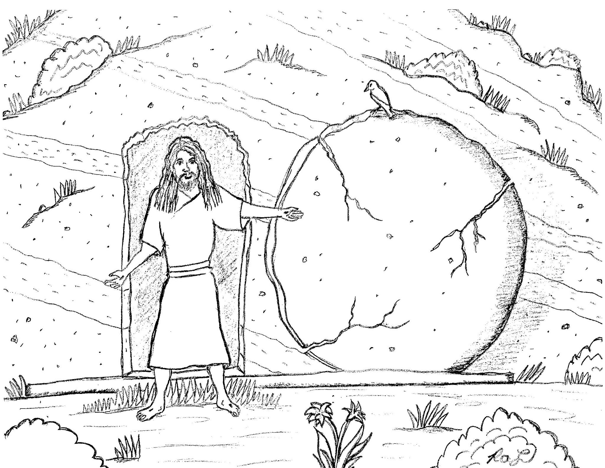 Robin's Great Coloring Pages: Resurrection of Jesus coloring pages for