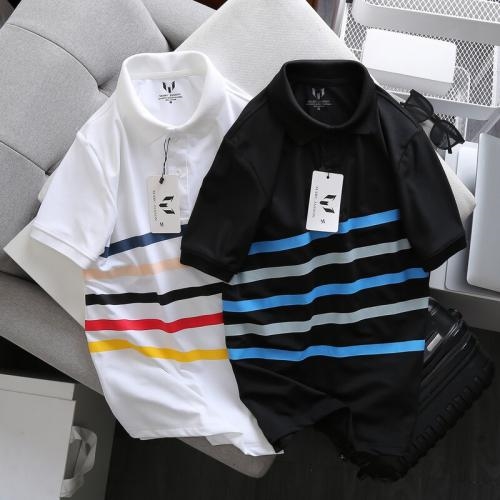 Áo Thun Nam Cổ Trụ Áo Phông Nam Cổ Bẻ Tay Ngắn Marc Texas Thun Cá Sấu Poly Cao Cấp Bao Đẹp