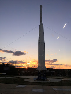 Rocket model at NASA Goddard Visitor Center