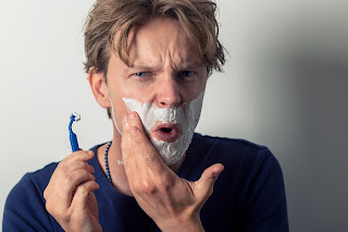 men shaving