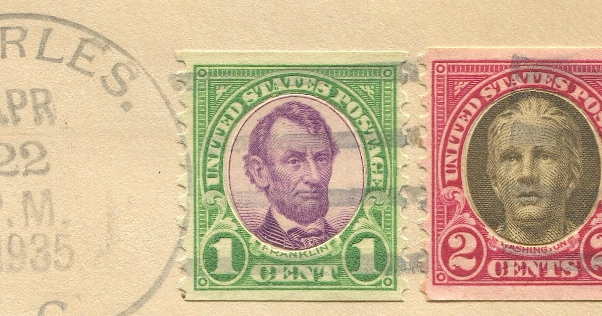 Dull Tool Dim Bulb Postage Stamp Ruse of 1935. Swapped Heads fool