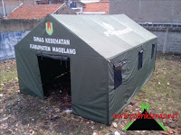 Tenda Posko UNICEF disebut Tenda UNICEF atau Tenda Bantuan, digunakan untuk Bantuan Sosial | BNPB | Posko Kesehatan