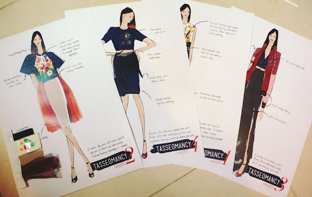fashion illustration porfolio presentation layout 
