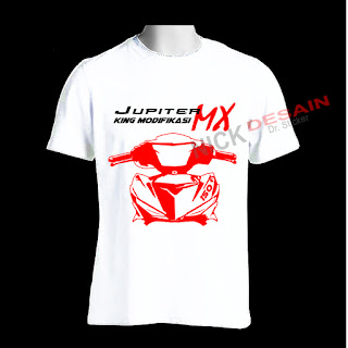 Sablon Kaos - T-shirt Motif Jupiter MX KING | Tanjungbalai 