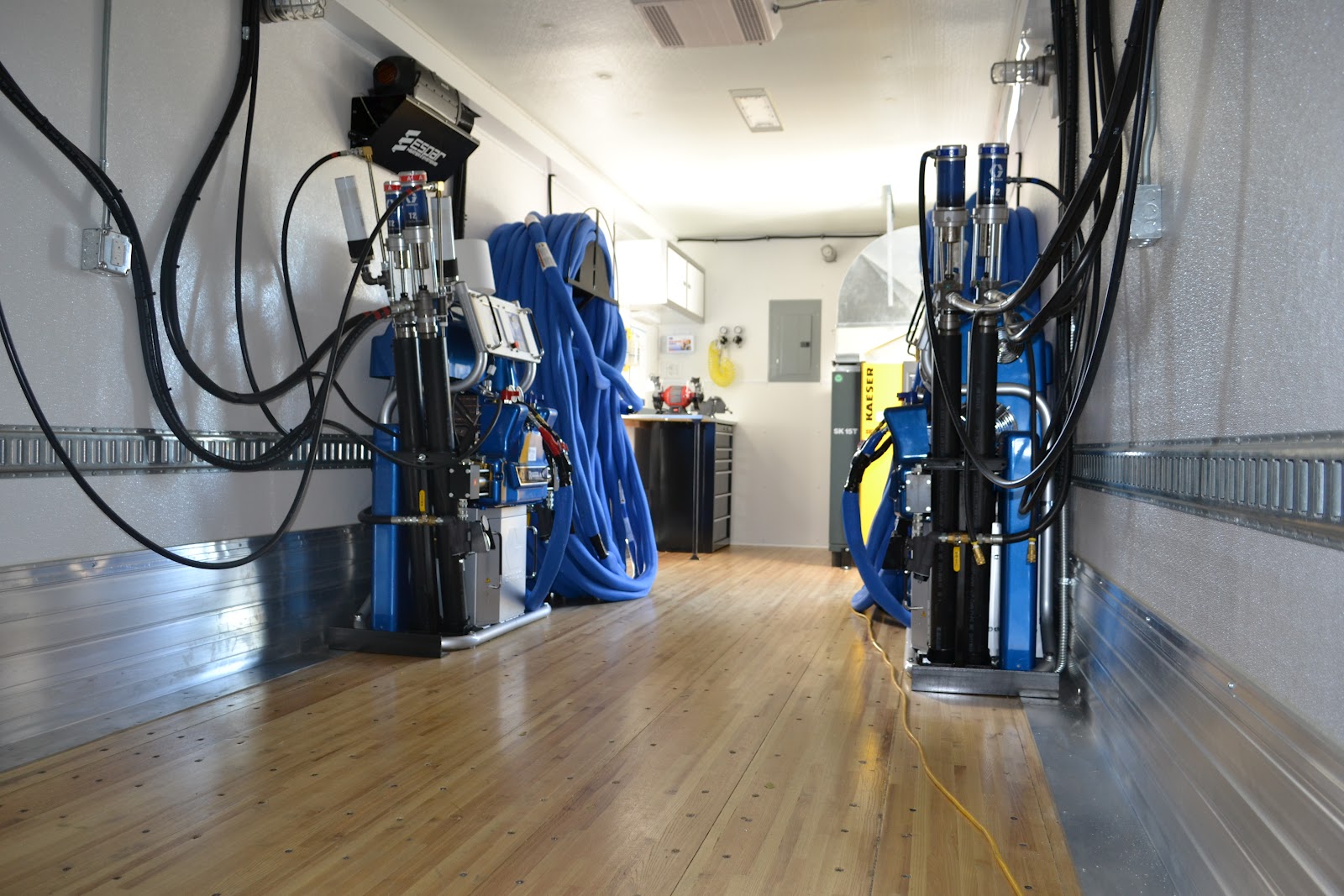 Spray Foam Equipment and Spray Foam Rigs Custom Built 30' Spray Foam