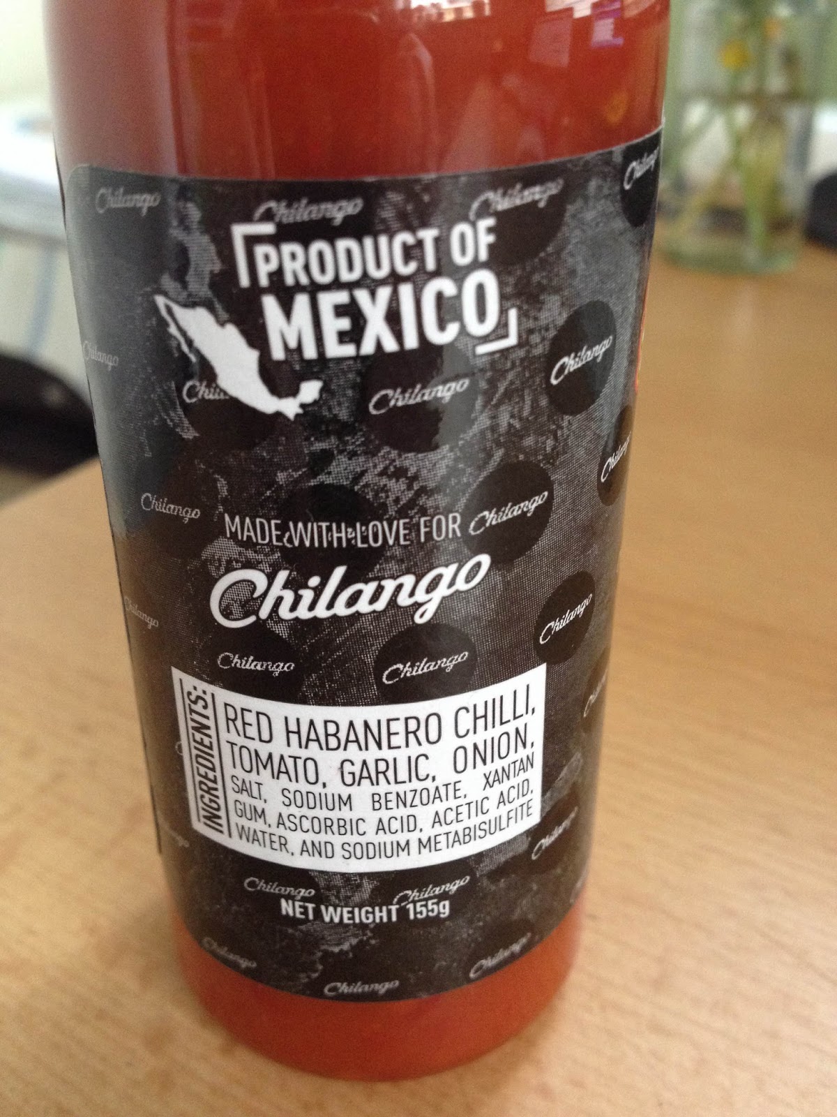 Hot sauce UK Chilango 100 Habanero Chillis Chilli Sauce