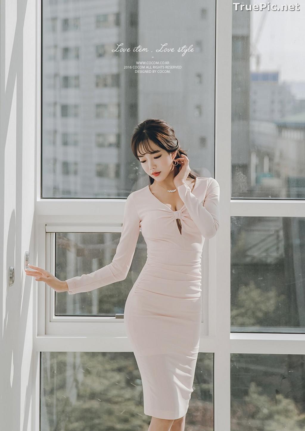 Image Korean Fashion Model - Kang Eun Wook - Slim Fit Bodycon Dress - TruePic.net - Picture-32
