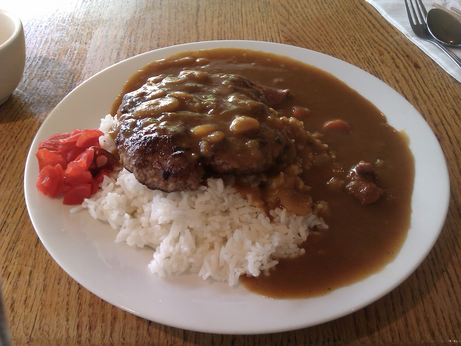 Tyler's Japanese Cuisine Experience Hamburger Steak Curry