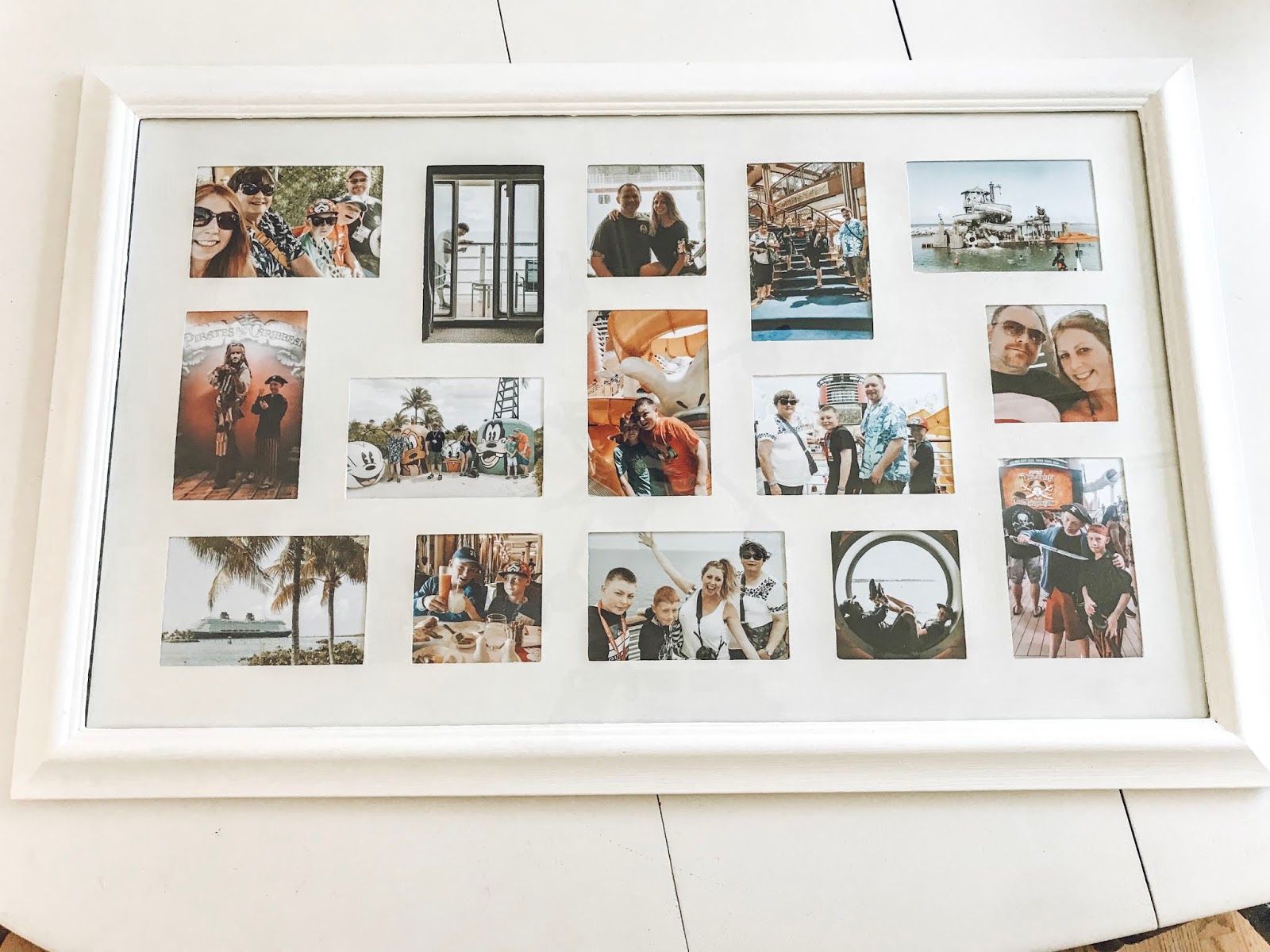 Hallway Gallery Wall Of Family Vacation Pictures The Wicker House