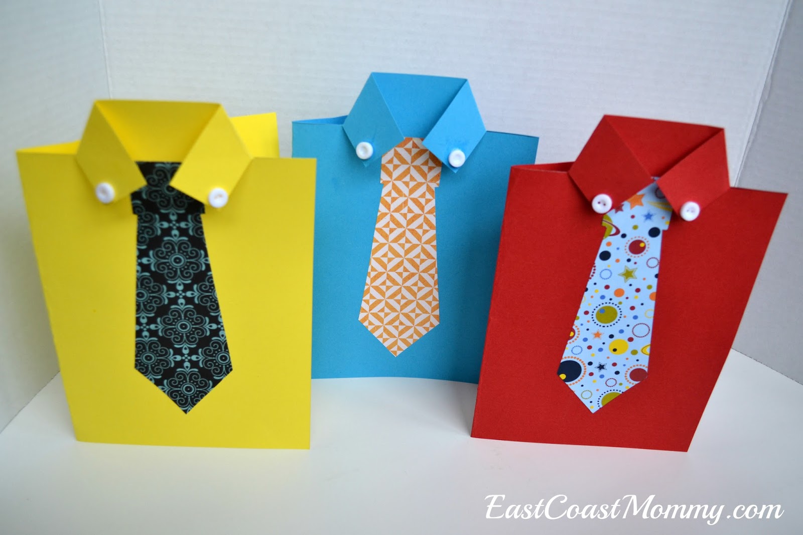 East Coast Mommy Shirt And Tie Father s Day Card