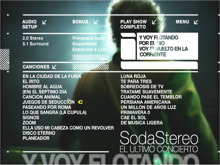 Gaseoso Itaca tornillo Soda Stereo -- El Ultimo Concierto (DVD full) MEGA - Identi