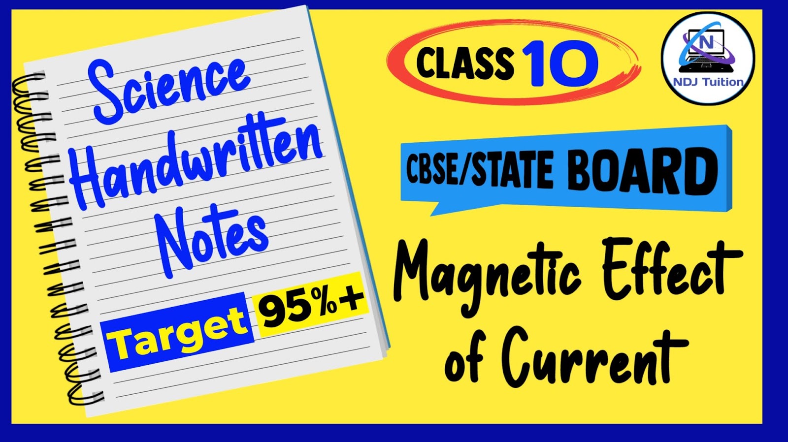 Effect Of Current Handwritten Notes for 10th Class CBSE