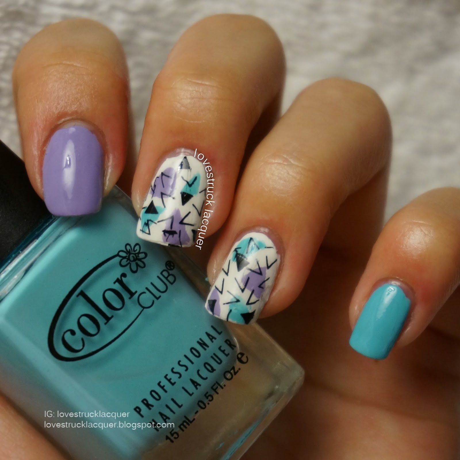 Lovestruck Lacquer: Chit Chat Nails Recreation for Busy Girl Nails ...