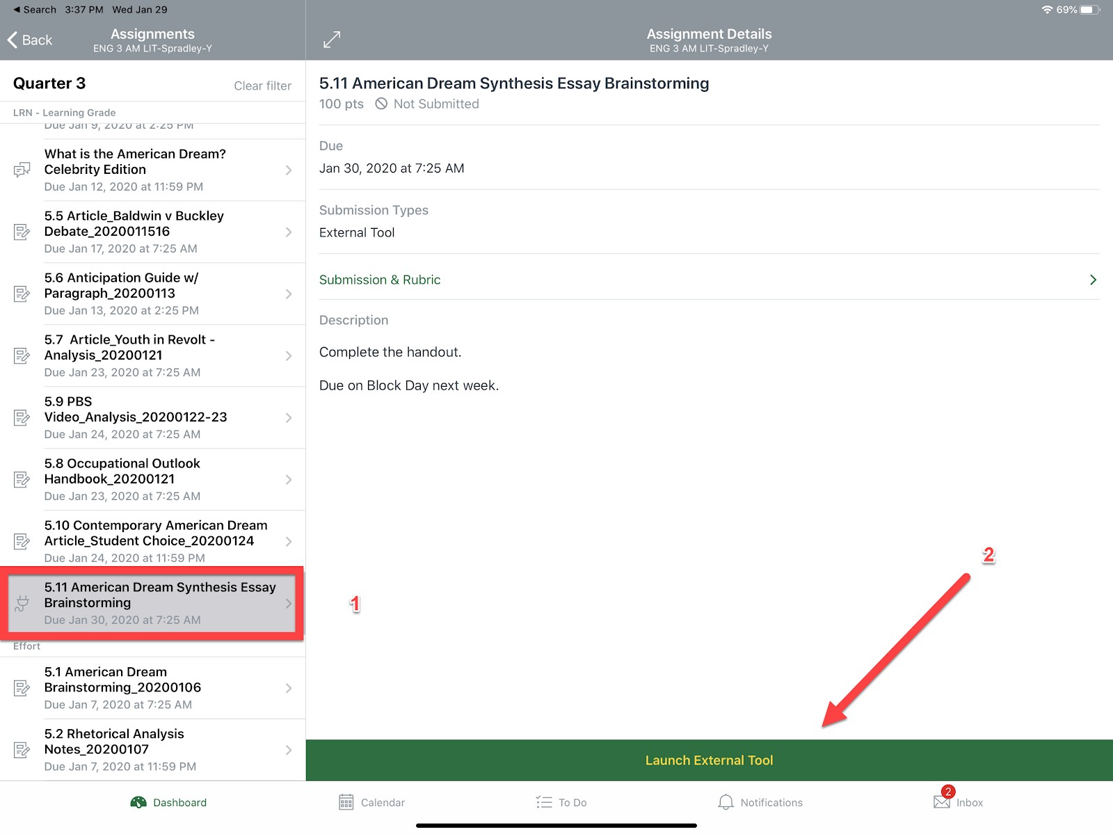How to submit an assignment in google classroom image