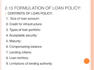 Bank Management - Formulating Loan Policy إدارة البنك - صياغة سياسة القرض