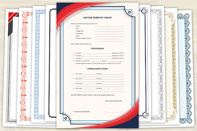 15++ Contoh Surat Lamaran Dan Daftar Riwayat Hidup Tulis