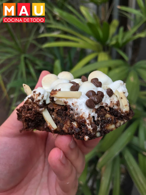 mau cocina de todo brownies chocolate rocky road receta facil